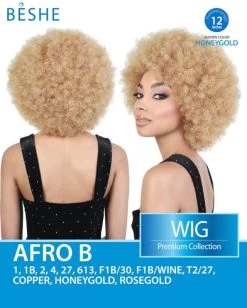 Beshe Hair Heat Resistant Fiber Wig - AFRO B -Boutique Wig Shop afro b2m