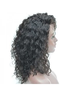 Curly For Black Women 150% Density Natural Color 100% Human Hair Lace Front Wig -Boutique Wig Shop aliblisswig curly wigs for black women 150 density natural color 100 human hair brazilian remy glueless 3