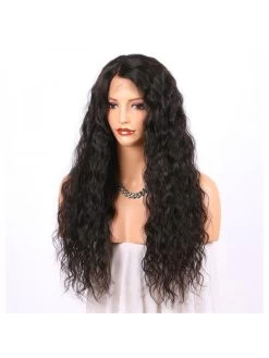 Water Wave Lace Front Human Hair Wigs For Women 150% Density -Boutique Wig Shop aliblisswig glueless lace front human hair wigs for black women 150 density water wave natural color 2