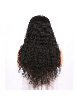 Water Wave Lace Front Human Hair Wigs For Women 150% Density -Boutique Wig Shop aliblisswig glueless lace front human hair wigs for black women 150 density water wave natural color 3