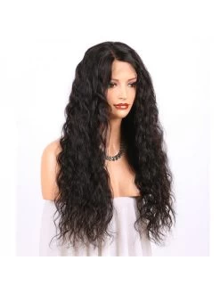 Water Wave Lace Front Human Hair Wigs For Women 150% Density -Boutique Wig Shop aliblisswig glueless lace front human hair wigs for black women 150 density water wave natural color 4