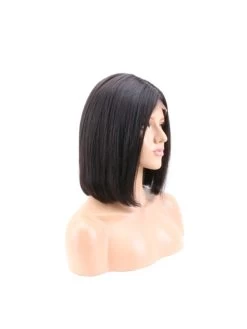 Boutique Wig Shop -Boutique Wig Shop alice 150 density human hair full lace wig bob natural black color 10 14 inch brazilian 1