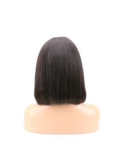 Human Hair Full Lace Wig Bob Natural Black Wigs For Black Women -Boutique Wig Shop alice 150 density human hair full lace wig bob natural black color 10 14 inch brazilian 3