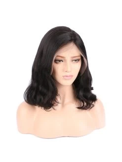 Full Lace Human Hair Wigs With Baby Hair Natural Black For Black Women -Boutique Wig Shop alice lace front human hair wigs with baby hair natural black 8 24 inches body wave 2