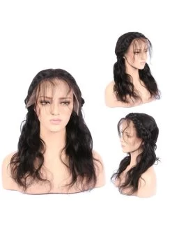 Lace Front Human Hair Wigs With Baby Hair Natural Body Wave Lace Wig