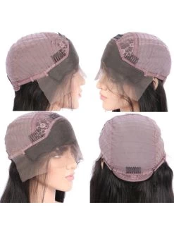 Lace Front Human Hair Wigs With Baby Hair Brazilian Virgin Wavy Bob Wigs -Boutique Wig Shop alice short glueless lace front human hair wigs with baby hair 8 inch to 16 inch 2