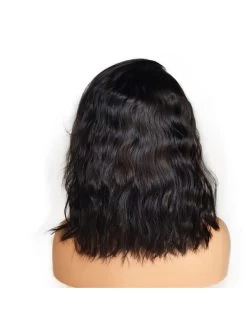 Lace Front Human Hair Wigs With Baby Hair Brazilian Virgin Wavy Bob Wigs -Boutique Wig Shop alice short glueless lace front human hair wigs with baby hair 8 inch to 16 inch 4