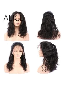Water Wave Full Lace Wigs Huamn Hair Wigs -Boutique Wig Shop alice water wave full lace front wigs huamn hair brazilian virgin short hair wigs for black 3