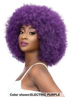 Janet Collection Premium Synthetic Natural Curly Wig - AFRO BADU -Boutique Wig Shop badu3m