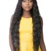 Its A Wig Human Hair Mix Full Wig - BANG OCEAN WAVE 34