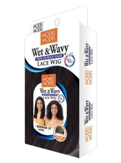Model Model Human Hair Wet&Wavy Lace Wig - BOHEMIAN 18 -Boutique Wig Shop bohemian 183m