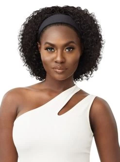 Outre Headband Human Hair Wig - BOHO JERRY 12