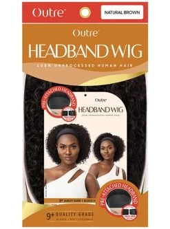 Outre Headband Human Hair Wig - BOHO JERRY 12 -Boutique Wig Shop boho6m