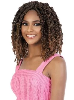 Motown Tress 2X BUTTERFLY JUNGLE BOX Crochet Braid 12