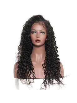 Curly Wigs Natural Color Natural Hairline Remy Hair