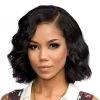 Wavy Full Lace Human Hair Bob Wigs For Black Women