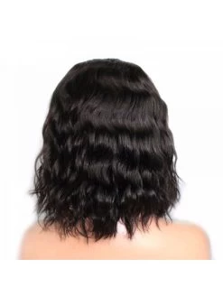 Wavy Full Lace Human Hair Bob Wigs For Black Women -Boutique Wig Shop cara full lace human hair wigs peruvian body wave human hair bob wigs lace front human 2