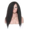 Straight Yaki Lace Front Human Hair Wigs