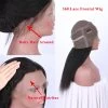 Cheap Lace Wig Yaki 150 Density Lace Front Human Hair Wigs With Baby Hair