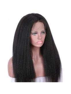 Cheap Lace Wig Yaki 150 Density Lace Front Human Hair Wigs With Baby Hair -Boutique Wig Shop cheap 360 lace frontal wig sew in italian yaki 150 density 360 lace human hair wigs 4