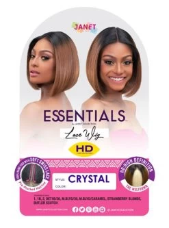 Janet Collection Essentials HD Lace Front Wig - CRYSTAL -Boutique Wig Shop crystal2m 1