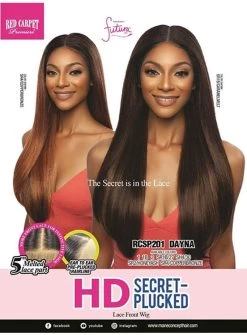 Mane Concept Red Carpet 5" HD Secret Plucked Lace Front Wig - RCSP201 DAYNA