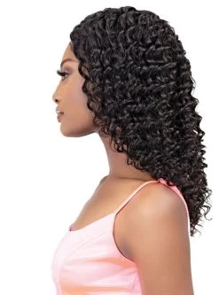 Janet Collection Luscious Remy Indian Human Hair Wet & Wavy HD Lace Wig - DEEP -Boutique Wig Shop deep5m