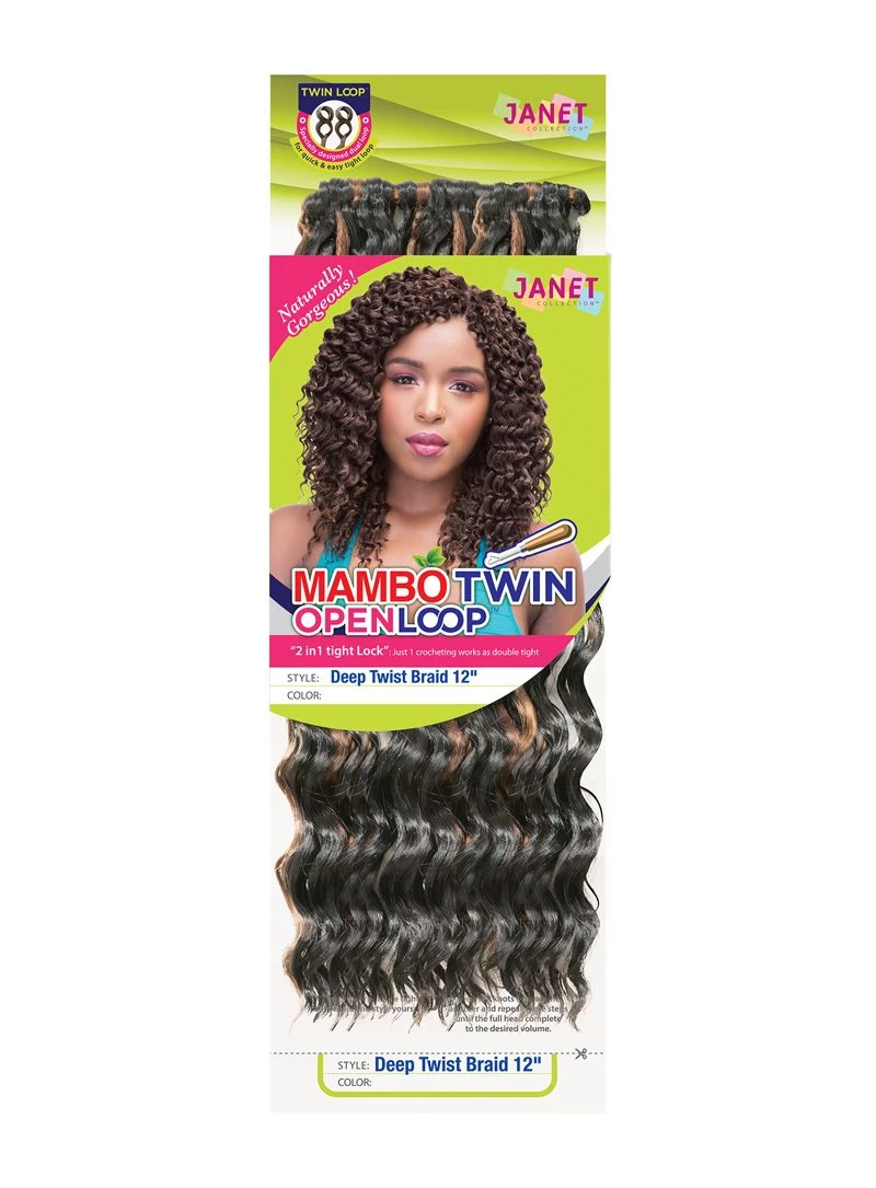 JANET COLLECTION DEEP TWIST BRAID 12 INCH (TWIN LOOP) 5 JANET COLLECTION DEEP TWIST BRAID 12 INCH (TWIN LOOP) - Image 5