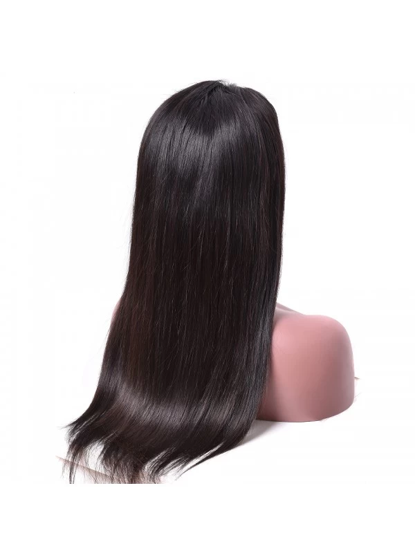 150% Density Straight Brazilian Virgin Human Hair Full Lace Wig 3 150% Density Straight Brazilian Virgin Human Hair Full Lace Wig - Image 3