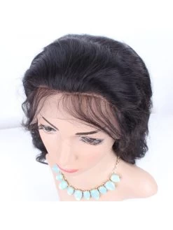 Wavy Full Lace Wig Human Hair Lace Front Wigs For Black Women