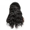 Lace Front Human Hair Wigs Body Wave Brazilian Remy Hair Natural Black