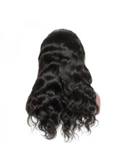 Lace Front Human Hair Wigs Body Wave Brazilian Remy Hair Natural Black