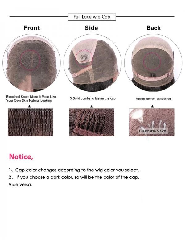 Natural Wave 20 Inches 150% Density Brazilian Virgin Human Hair Wig 7 Natural Wave 20 Inches 150% Density Brazilian Virgin Human Hair Wig - Image 7