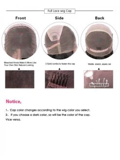 Full Lace Human Hair Wigs Body Wave Brazilian Remy Hair -Boutique Wig Shop full lace cap 86