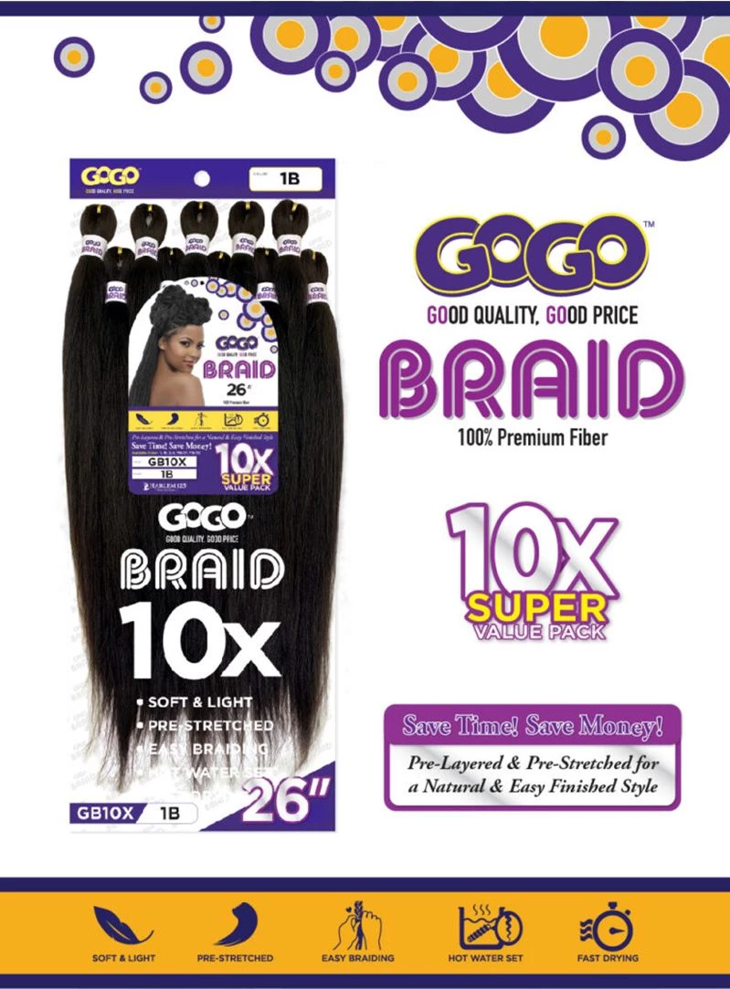 Harlem 125 10X GOGO Crochet Braid 26 2 Harlem 125 10X GOGO Crochet Braid 26 - Image 2