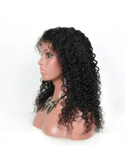 Human Hair Wigs Kinky Curly Front Lace Wigs