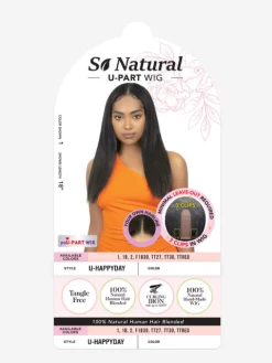 R&B Collection So Natural Blended Human Hair U Part Wig 7 R&B Collection So Natural Blended Human Hair U Part Wig -Boutique Wig Shop happyday4m