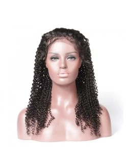 Black Women Kinky Curly Human Hair Lace Front Wigs -Boutique Wig Shop hj weave beauty human hair lace front wigs black women kinky curly brazilian remy hair 4