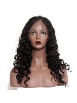 Loose Wave Full Lace Human Hair Wigs For Black Women 130% Density With Baby Hair -Boutique Wig Shop honey queen loose wave full lace human hair wigs for black women 130 density brazilian remy 2