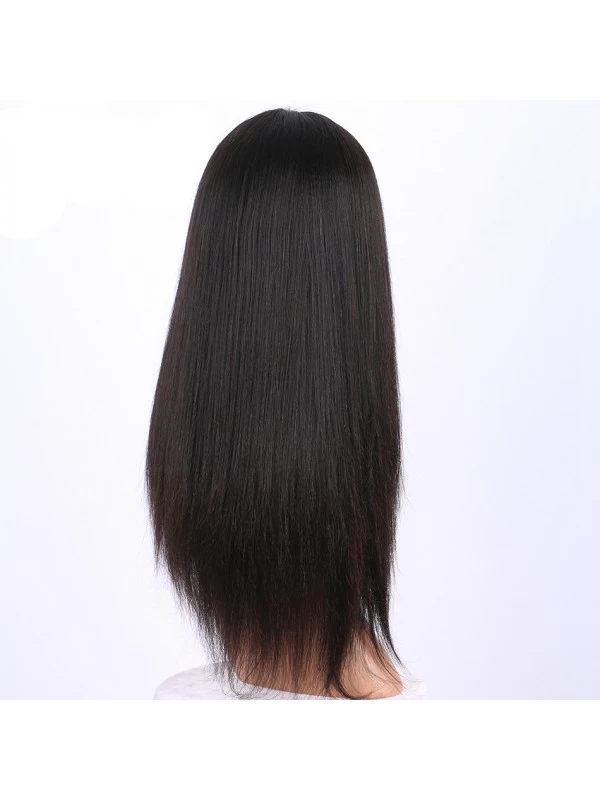 Yaki Human Hair Wigs Full Lace Wigs For Black Women 2 Yaki Human Hair Wigs Full Lace Wigs For Black Women - Image 2