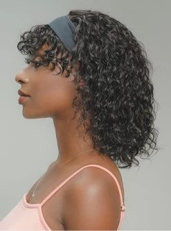 Janet Collection 100% Human Hair Crescent Band Wig - JAE -Boutique Wig Shop jae1