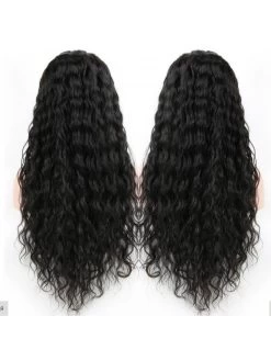 Full Lace Human Hair Wigs Wavy Brazilian Virgin Water Wave Hair -Boutique Wig Shop jk full lace human hair wigs wavy lace front wigs unprocessed brazilian virgin water wave hair 3