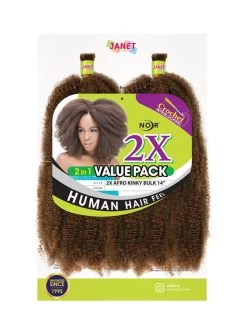 Janet Collection Noir 2X AFRO KINKY Bulk 14 -Boutique Wig Shop kinky5