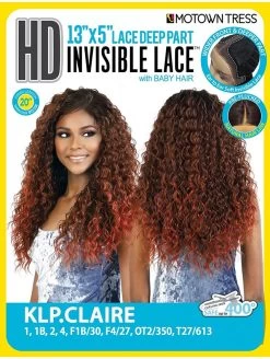 Motown Tress Premium Synthetic HD Invisible 13x5 Deep Part Lace Front Wig - KLP.CLAIRE -Boutique Wig Shop klp.claire6b