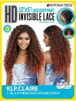 Motown Tress Premium Synthetic HD Invisible 13x5 Deep Part Lace Front Wig - KLP.CLAIRE -Boutique Wig Shop klp.claire7b