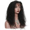 Human Hair Wigs 180% High Density Brazilian Curly Full Lace Wigs For Black Women