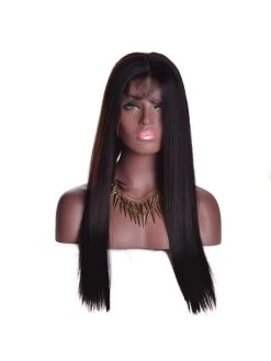 Human Hair Wigs For Black Women Straight Hair Full Lace Human Hair Wigs -Boutique Wig Shop lace front human hair wigs for black women grade 7a malaysian straight hair glueless full lace 3