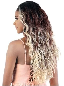Motown Tress Premium Synthetic 13x6 Faux Skin HD Invisible Lace Wig -Boutique Wig Shop ls136.echo1m 1