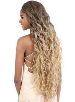 Motown Tress Premium Synthetic 13x7 HD Invisible Fake Scalp Lace Wig - -Boutique Wig Shop ls137.ella5m