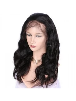 Black Women Body Wave Human Hair Lace Front Wigs